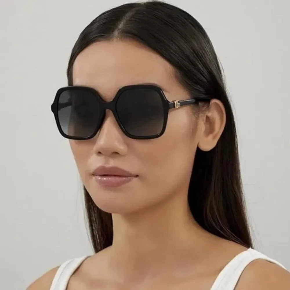 NEW GUCCI GG1072S 001 Black Gray Gradient Square Women Sunglasses